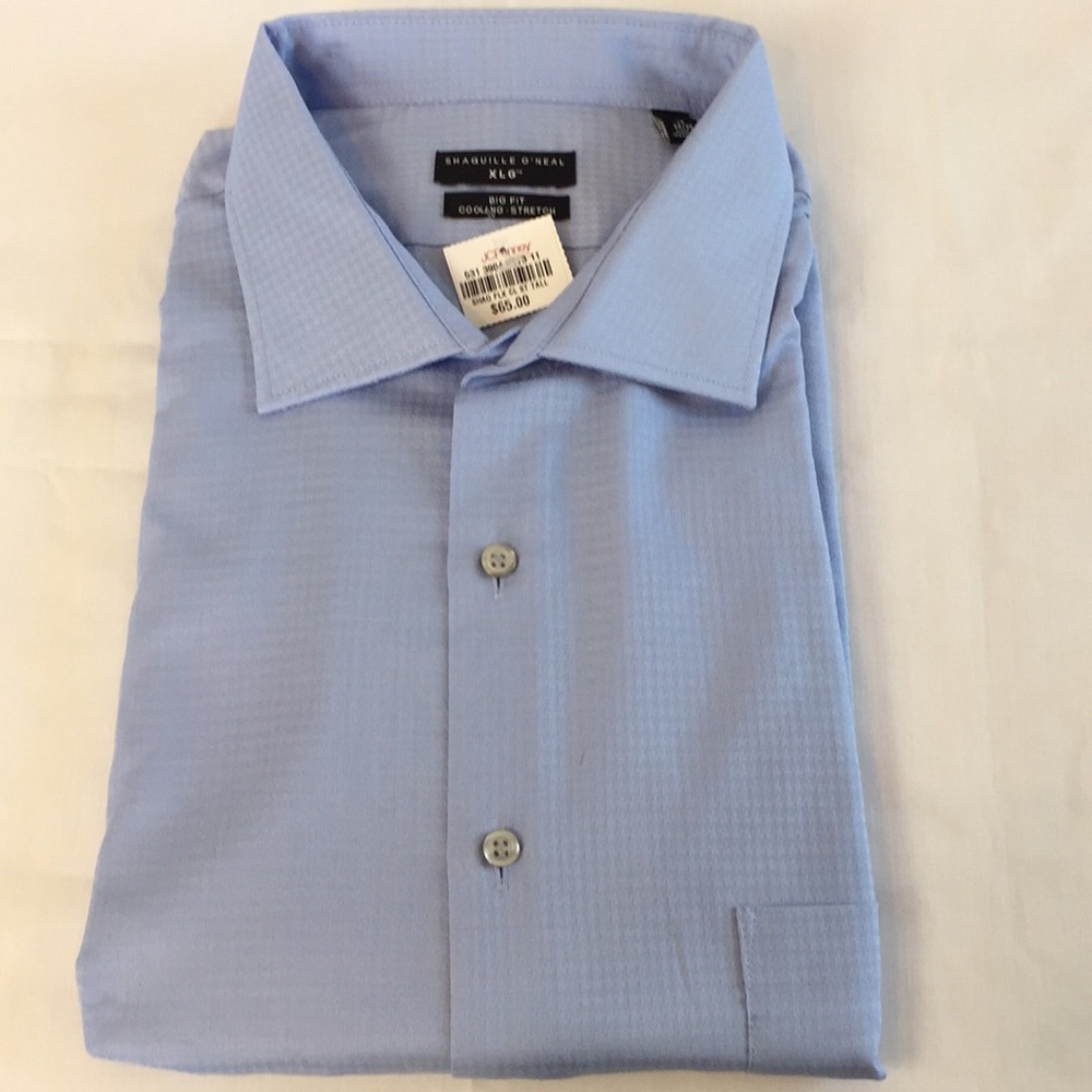 Brand new blue dress shirt size 19 neck 34/35